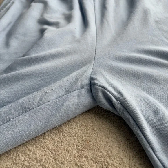 American Eagle Outfitters light blue Track Pants with Elastic Waistband size L - Picture 6 of 6